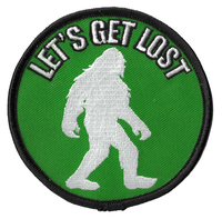 Let's Get Lost Bigfoot Sasquatch Patch