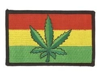 Pot Rasta Flag Patch