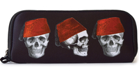Cabinet of Curiosities Fez Skull Wallet